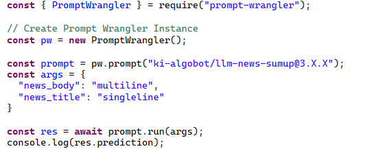 Prompt Wrangler Implementation